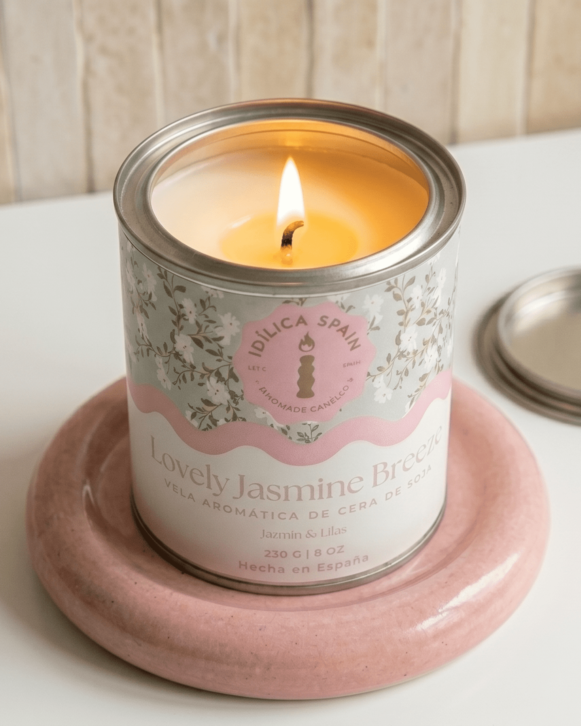 Vela de Soja Jazmine Breeze - Jazmín, Lilas y Almizcle - 2