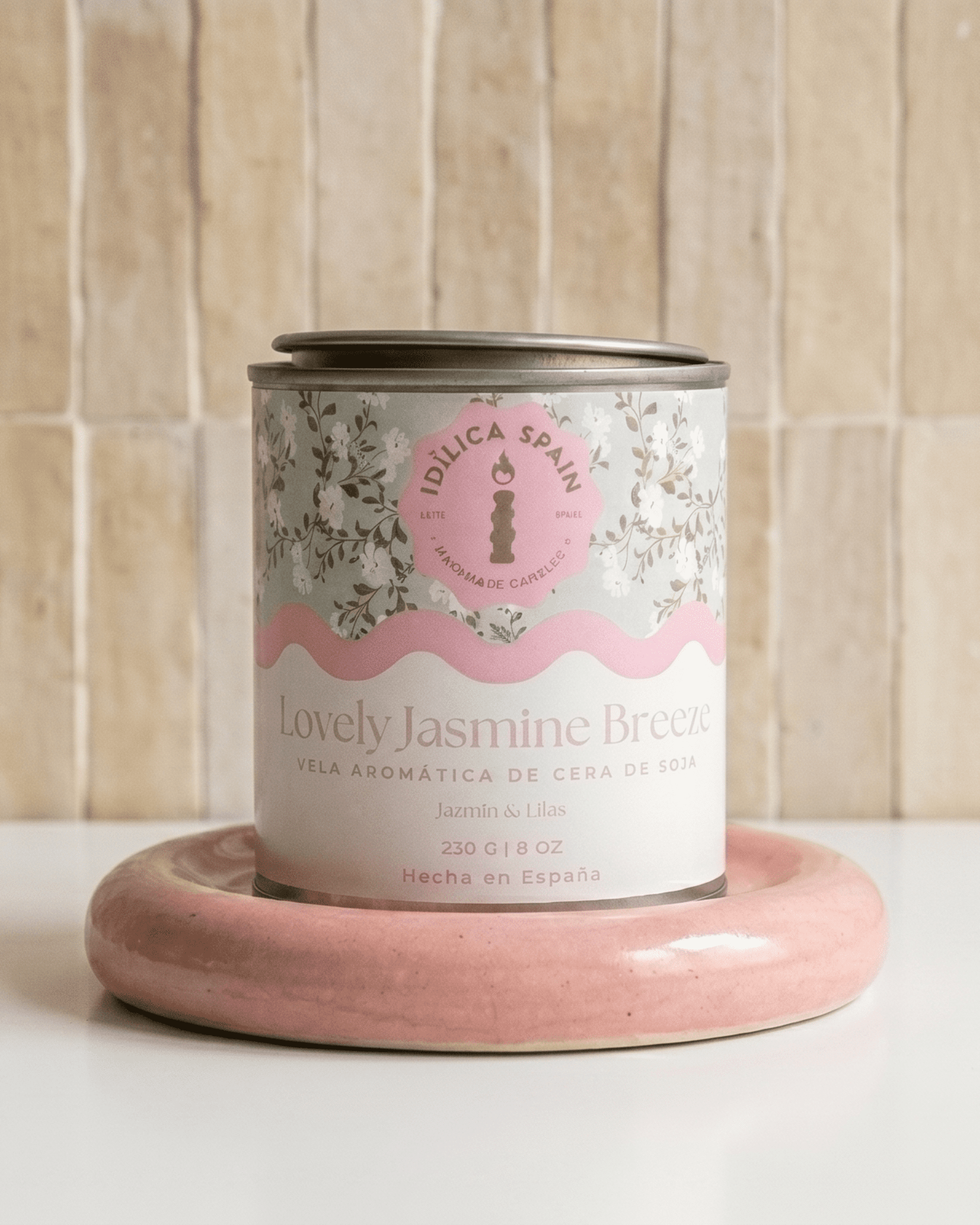 Vela de Soja Jazmine Breeze - Jazmín, Lilas y Almizcle - 1