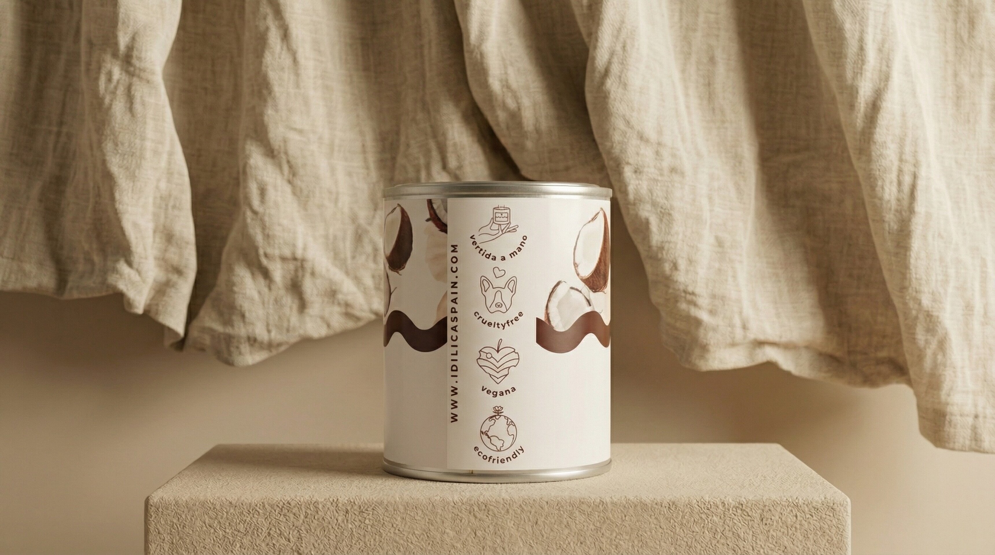 Vela de Soja Perfect Coconut - Coco y Vainilla - 3