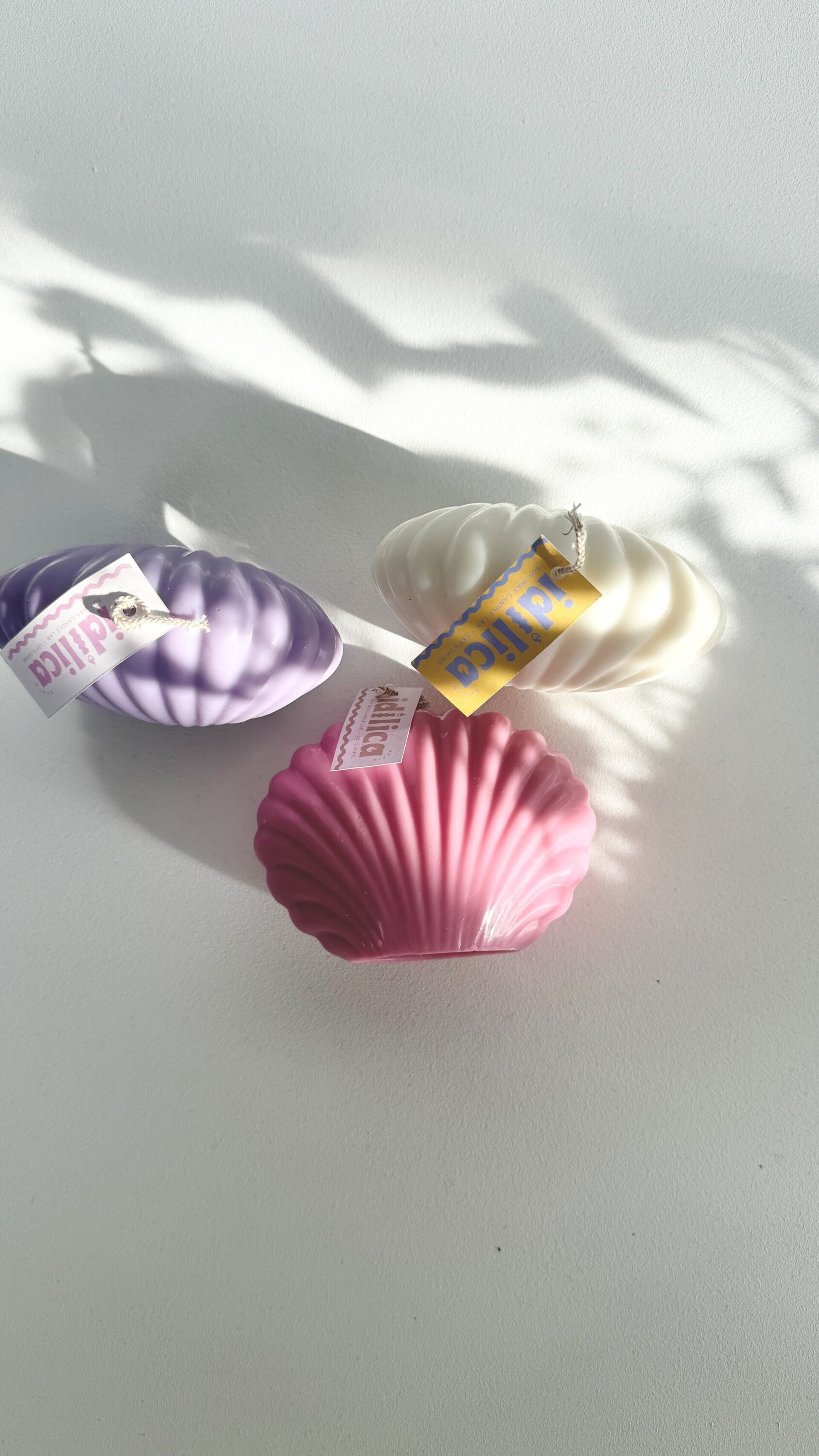 Velas decorativas concha de mar - 2