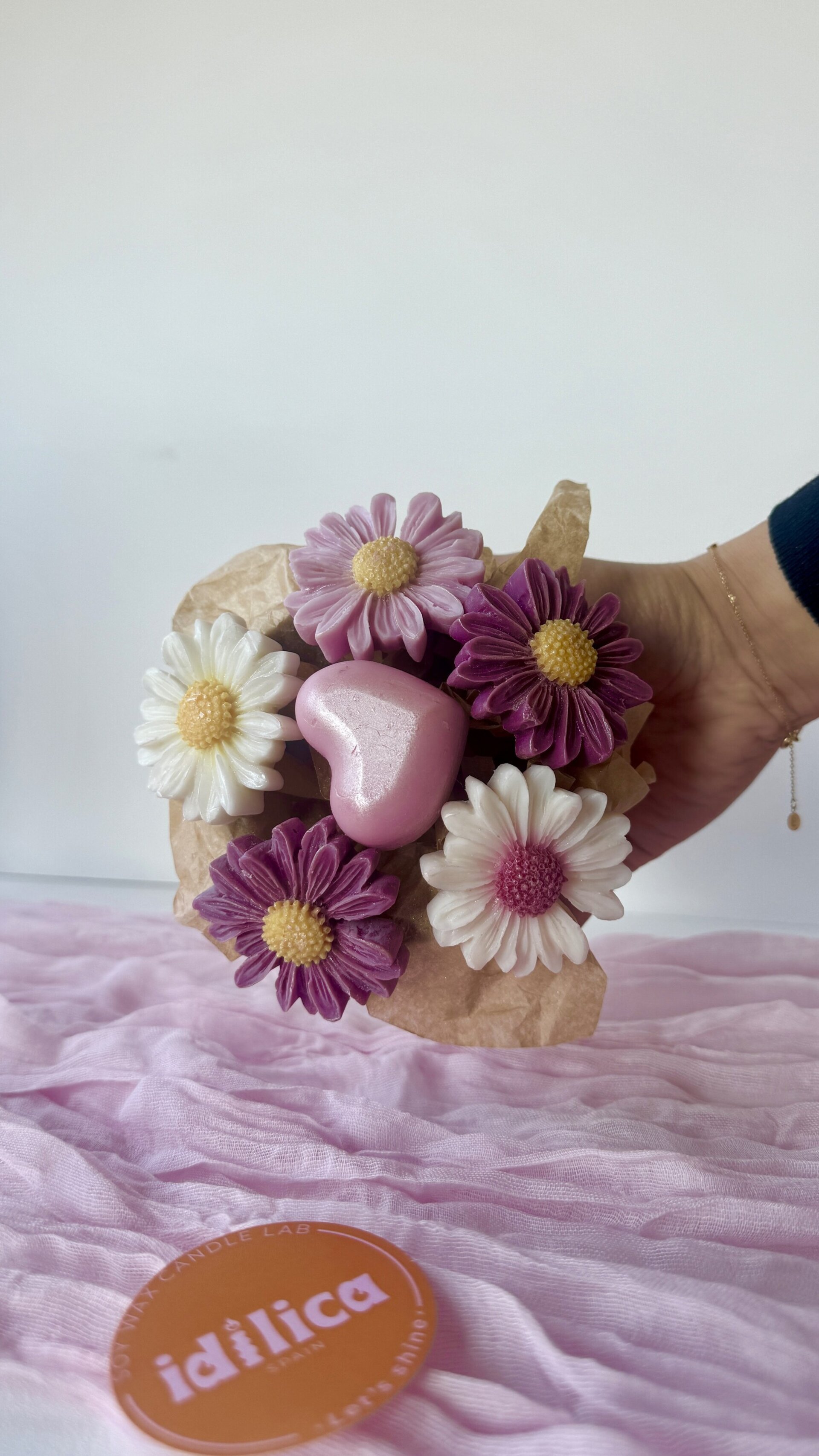 Vela Bouquet de Flores de Soja - 4