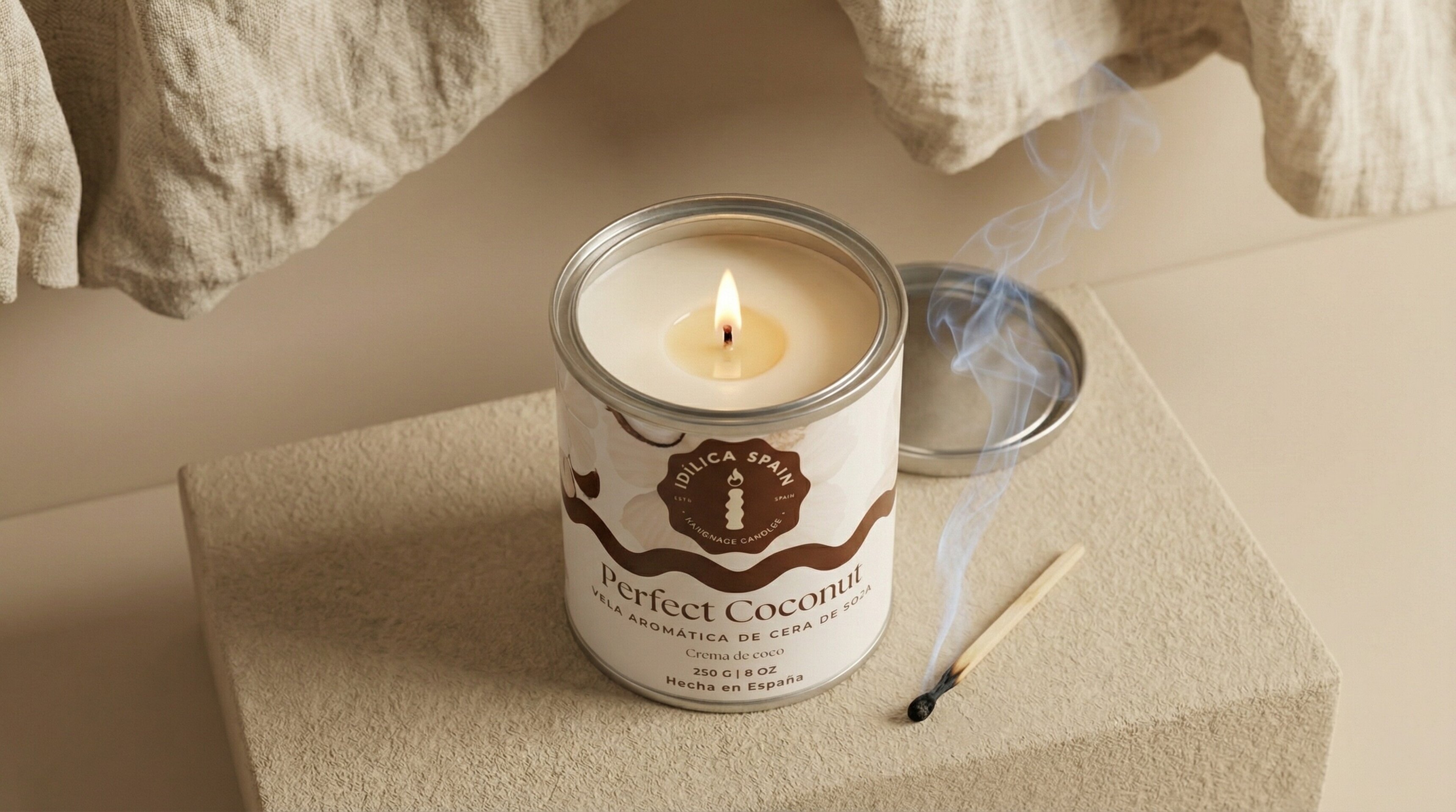 Vela de Soja Perfect Coconut - Coco y Vainilla - 4