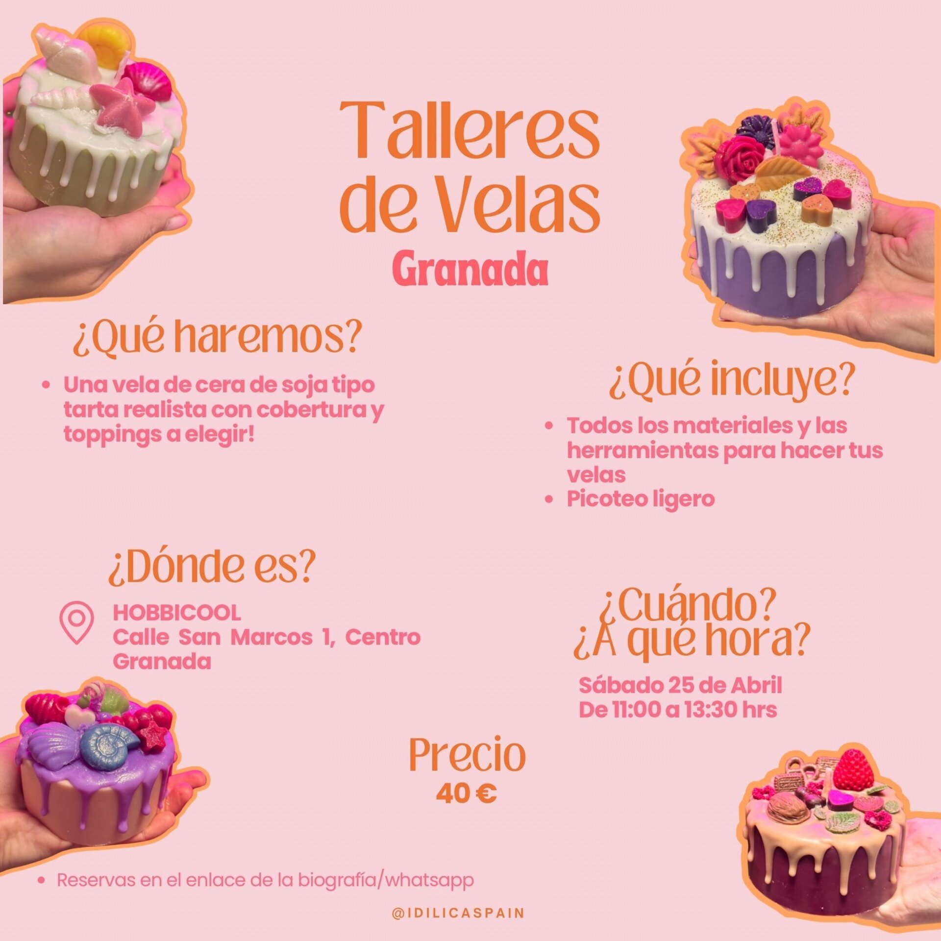 Taller de Velas Granada 25 de abril (mañana) ✨ - 1