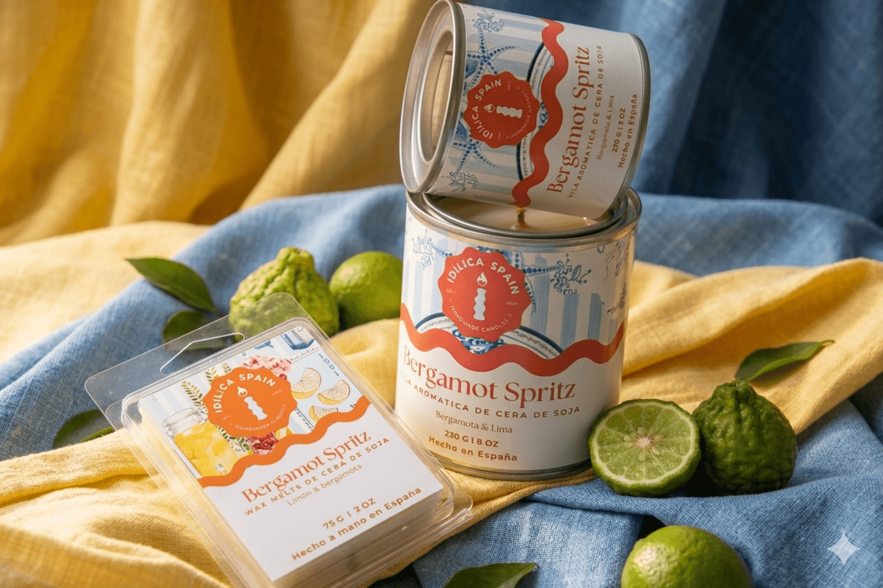 Vela de Soja Bergamot Spritz - Lima y Bergamota - 2