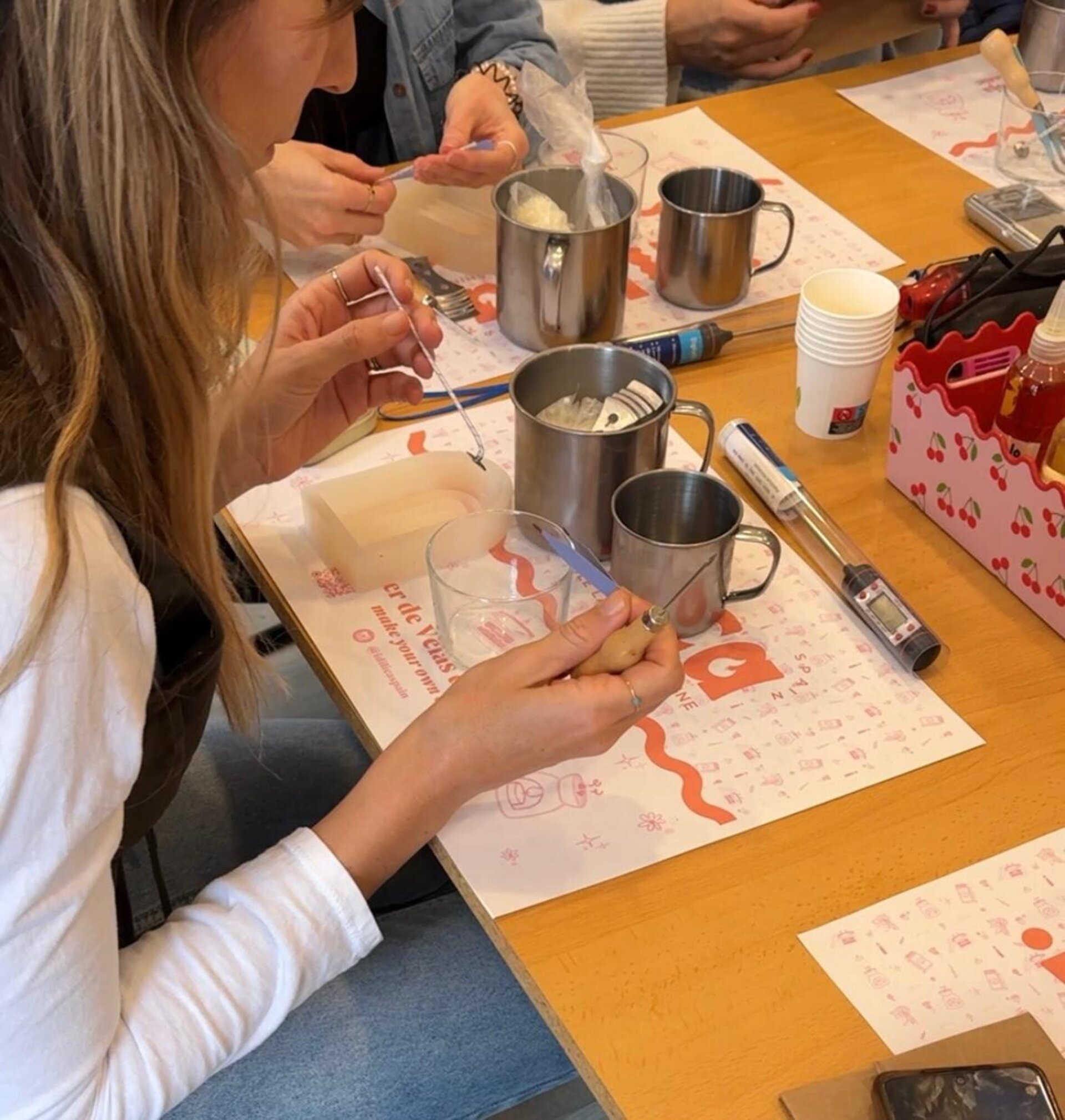 Taller de Velas Bebida Helada & Gofre - 3