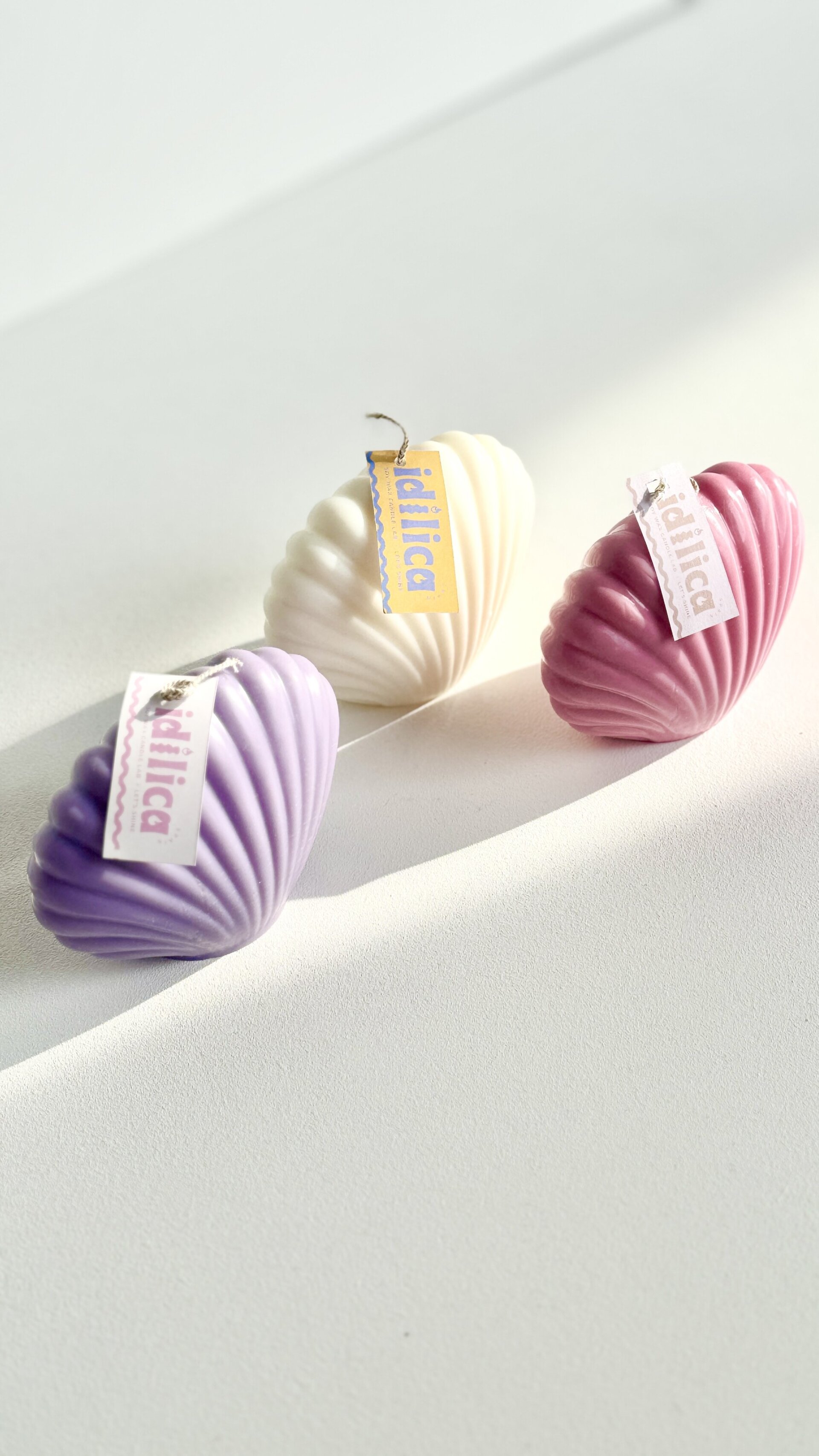 Velas decorativas concha de mar - 3