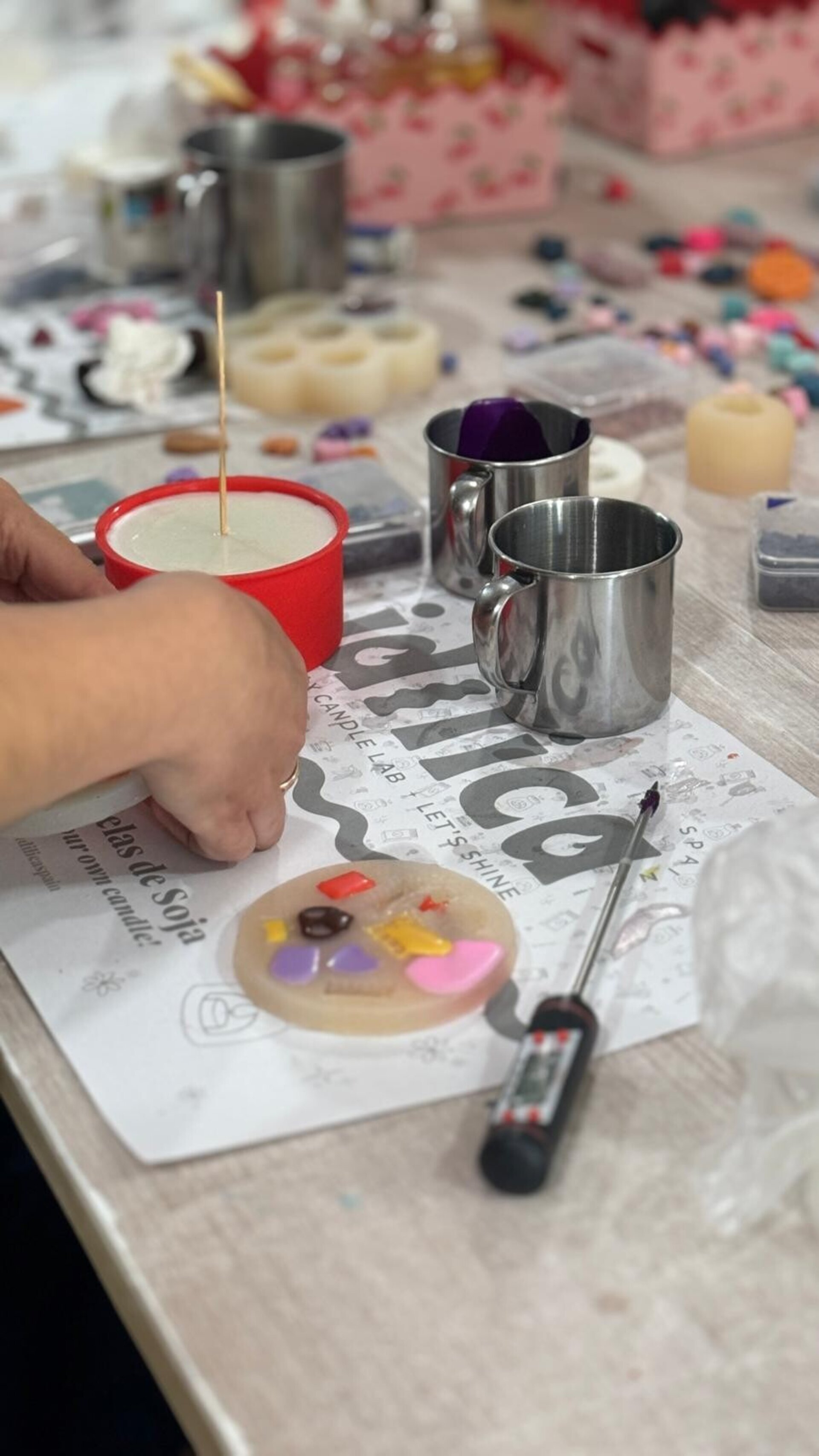 Taller de Velas Tipo Tarta - 3