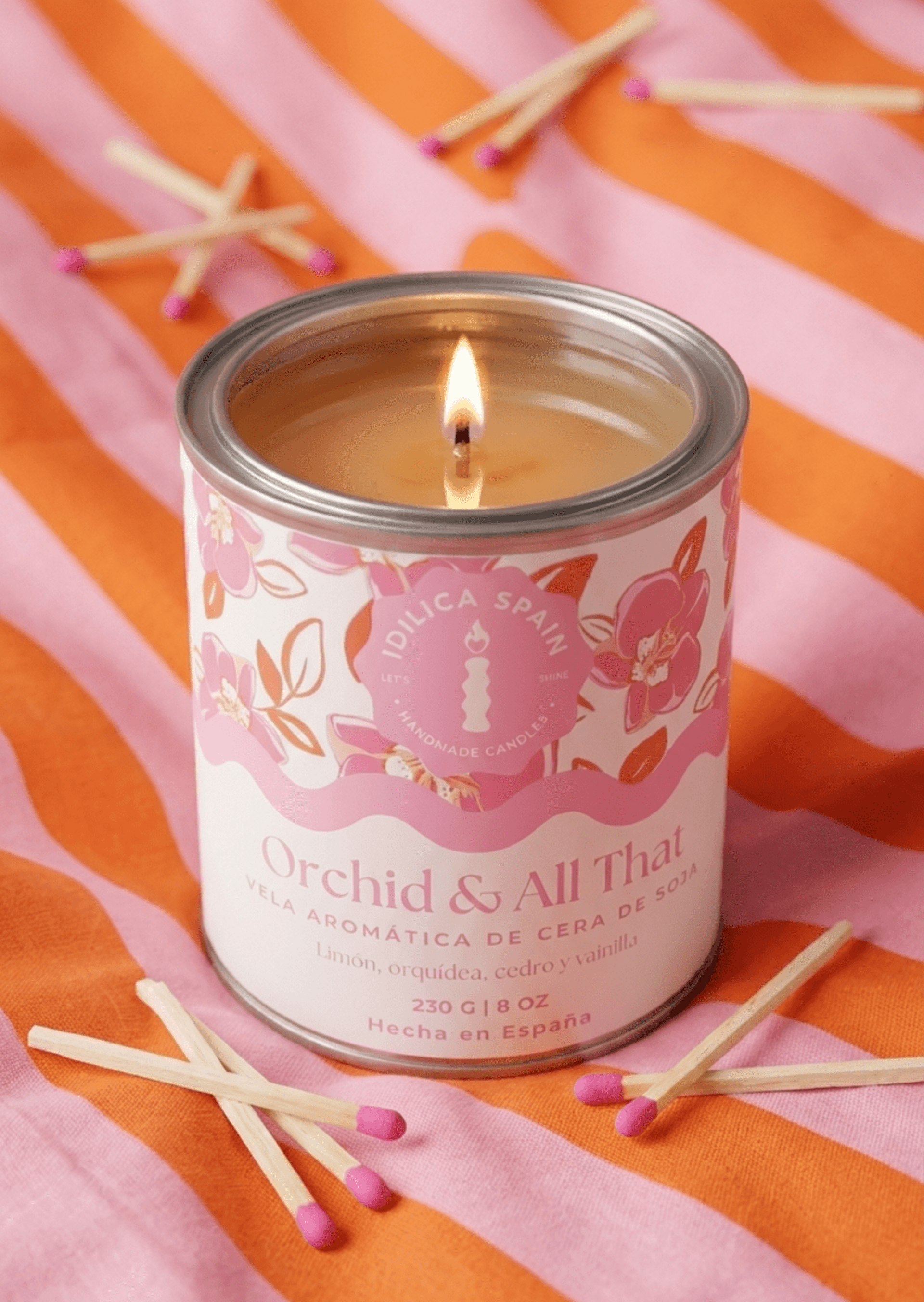 Vela de Soja Orchid & All That - Lima, Orquídea y Vainilla - 2