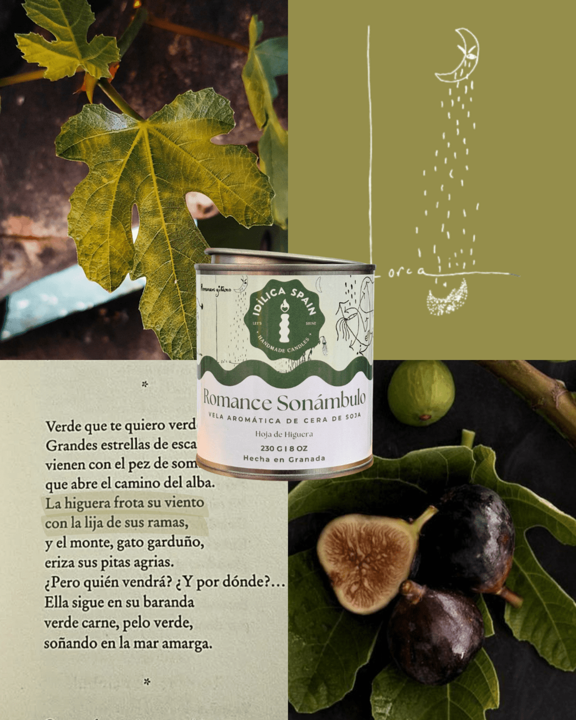 Vela Aromática Romance Sonámbulo - 1