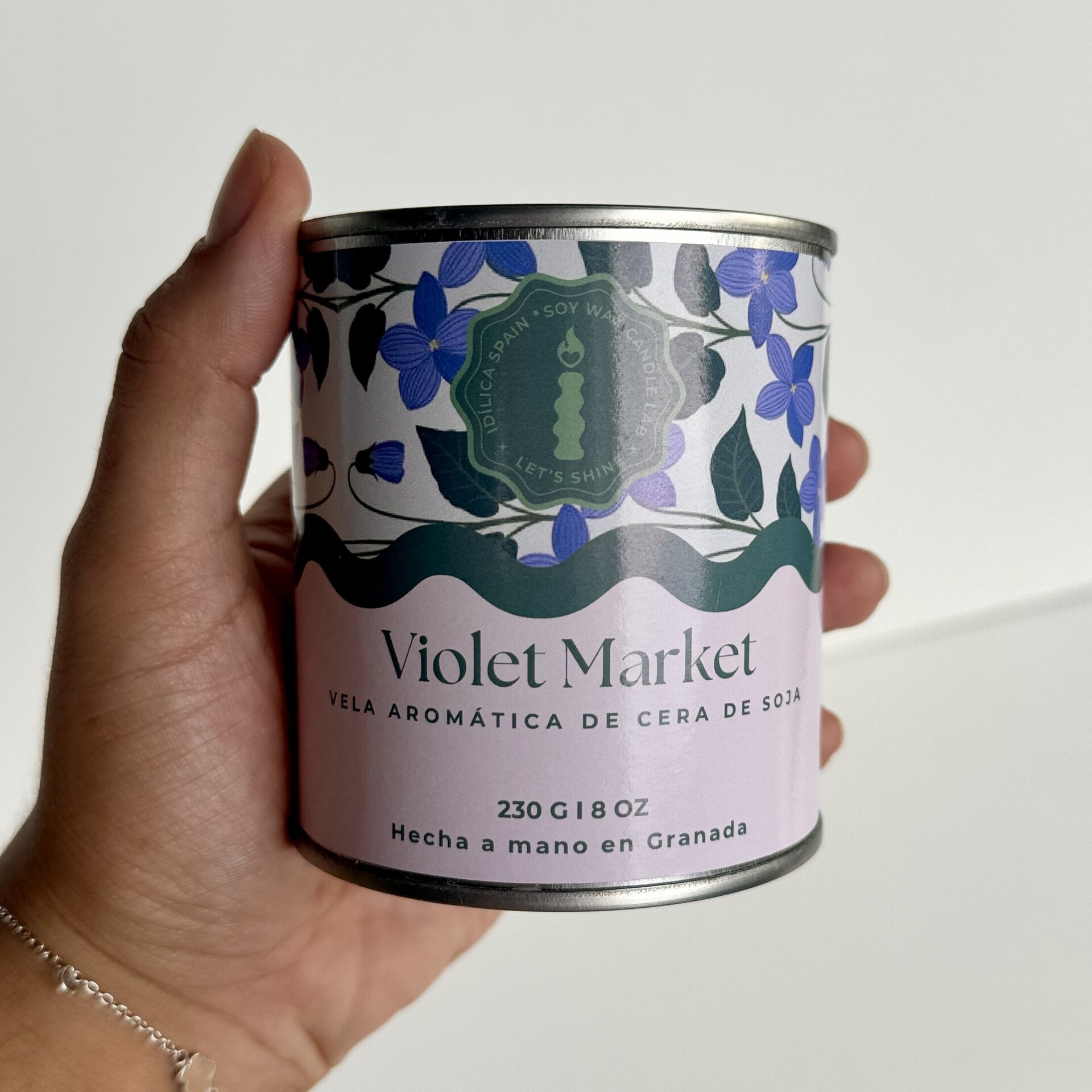 Vela de Soja Violet Market - 3